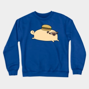 Burger Pug Crewneck Sweatshirt